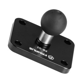 FANAUE Aluminum 4-Hole AMPS Base Mount with 20mm (0.787 inches) Mounting Ball for 20mm Ball Mount arm
