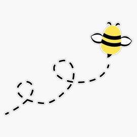 Magnet Bee Magnet Bumper Sticker Car Magnet Flexible Reuseable Magnetic Vinyl 5"