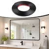 Self-Adhesive Mirror Frame Trim 5m - Flexible PVC Molding Strip