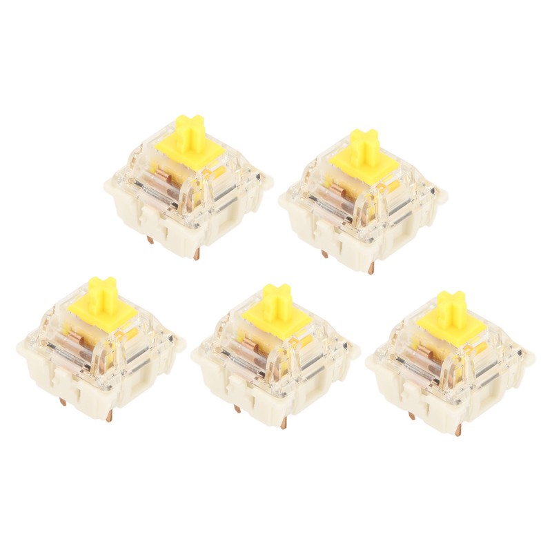 45Pcs Mechanical Keyboard Switches Waterproof Backlight Silent Linear Mechanical Key