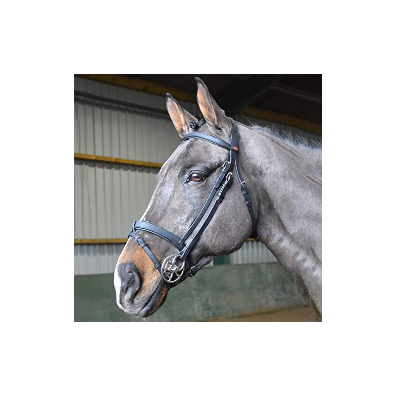 John Whitaker Ready To Ride Snaffle Bridle Black Cob