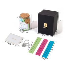 Bible Verses Jar Read Me When Bible Verses Jar for Women Men Teen Girls Christian Gifts for Women 90 Day Motivational Scripture