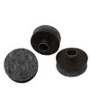 1" Dia. Heavy Duty Felt Nail-on Slider Glide Pads for