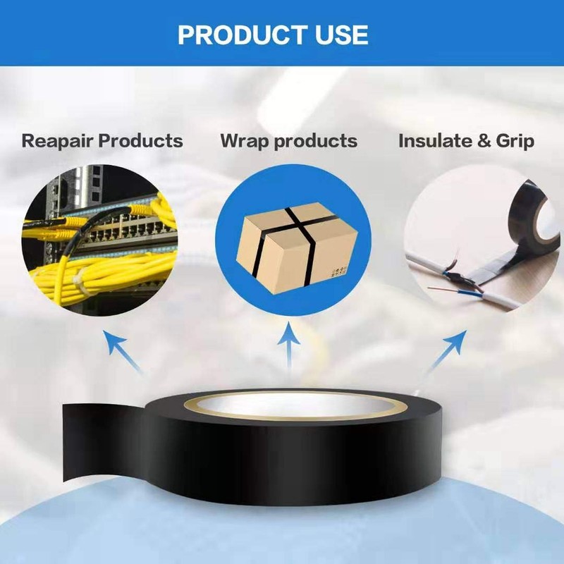 Wapodeai 3PCS Electrical Tape, Flame Retardant Indoor Outdoor High Temperature