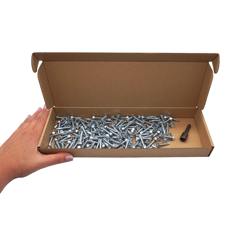 SKIR'CO (Pack of 150) DIN 7504K Galvanised Steel 5.5 x