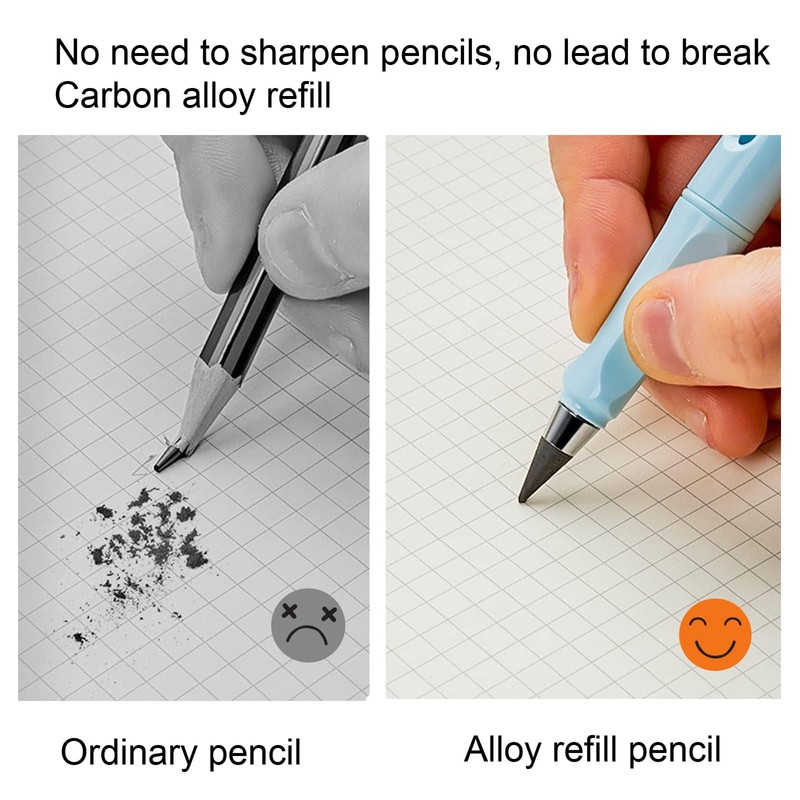 Infinity Forever Pencil Christmas Gifts - 0.7mm Infinite Everlasting Metal