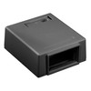 Leviton 4M089-1EM 1 Unit MOS Surface Mount Box, Black