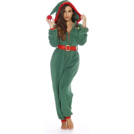 #FollowMe 6414-XS Adult Onesie/Pajamas,Elf,X-Small