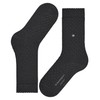 Burlington Orkney Opaque Cotton Socks, Black 3000.