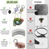 ZUZUAN 2Pcs Upgraded Heavy Duty Retractable Plant Hanger,Plant Pulleys for