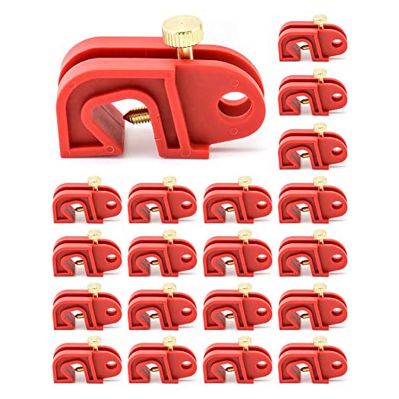 20 PCS Multi Pole Lockout Breakers Lockout Universal Tagout Kit