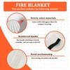 Emergency Fire Blanket, 1.5 x 1.5 m Fire Blanket for