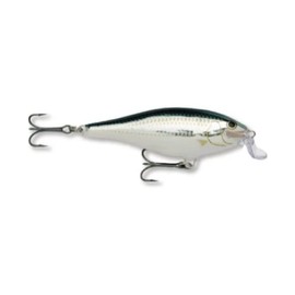 Rapala ALB SSR9-ALB Shad Shallow Shad Wrap, 3.5 inches (9 cm), 0.4 oz (12 g), Chrome Silver