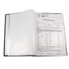 Handmade Certificate Folder with Your Own Name in Black Fur