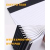 PU Leather Portfolio Folder with 30 Pages Paper Padfolio Business