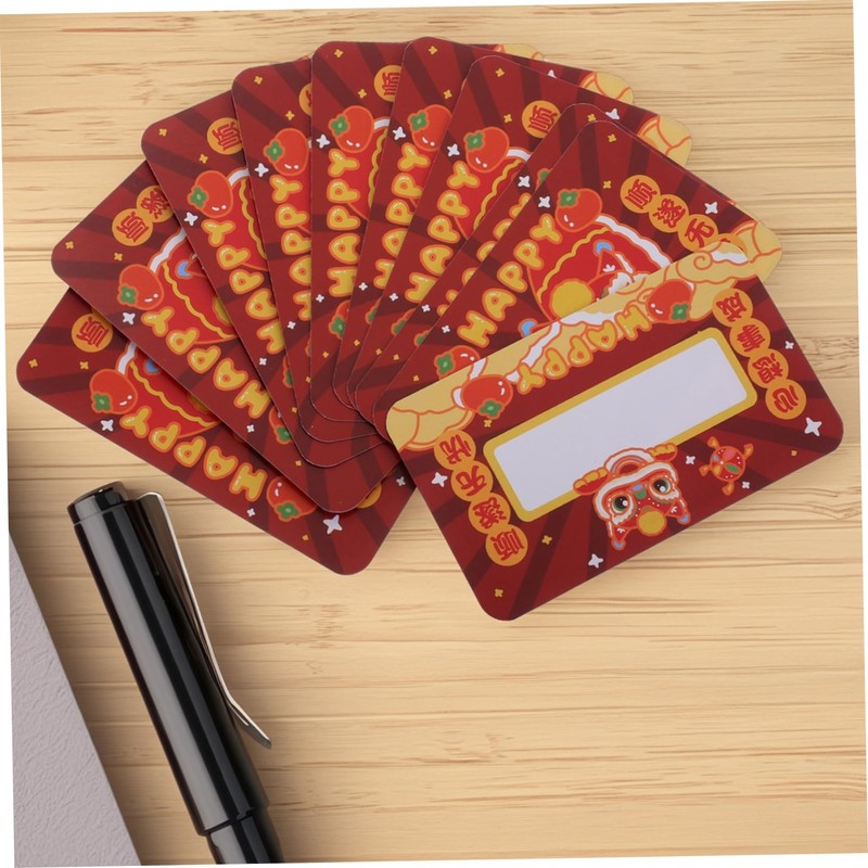Kisangel 30pcs Lunar Year Scratch Off Cards Fun Prize Game