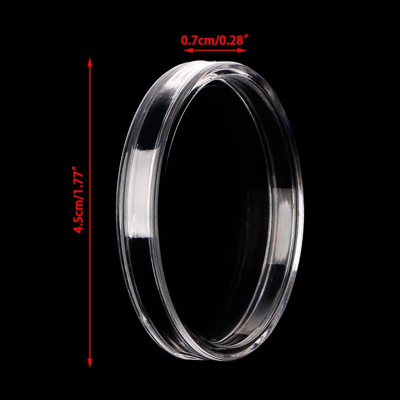 SimpleLife 40.6mm Coin Holder Capsule Direct Fit for 1oz American