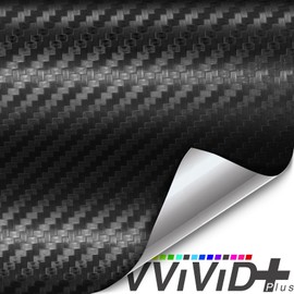 VViViD+ Ultra Matte 3D Dry Black Carbon Fiber (10ft x 59")