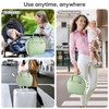 Amenpoki Portable Waterproof Leather Diaper Changing Pad Compact for Travel