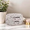 Cleaning is Another Word for Caring Clear Makeup Bag Cleaning