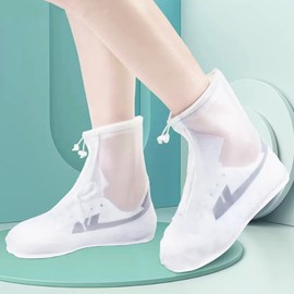 Gebacades Leg Cover, Rain Shoe Cover, Waterproof, Men's, Climbing, Waterproof, Anti-Slip, Outdoor, blue