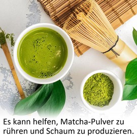 Matcha Whisk, Matcha Green Tea Whisk, Matcha Bamboo Whisk, Bamboo Whisk for Japanese Tea Ceremony, for Tea Ceremony, Tea Drinking, Handmade