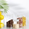 ZENS Glass Canisters Jar with Lid, Airtight Sealed 15 Fluid