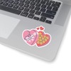 Red & Heart Stickers for Laptop(100 Pcs),Gift for Kids Teens