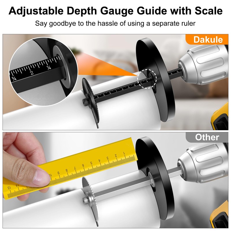 Inside Pipe Cutter for PVC Pipe, Cutter Tool Set with