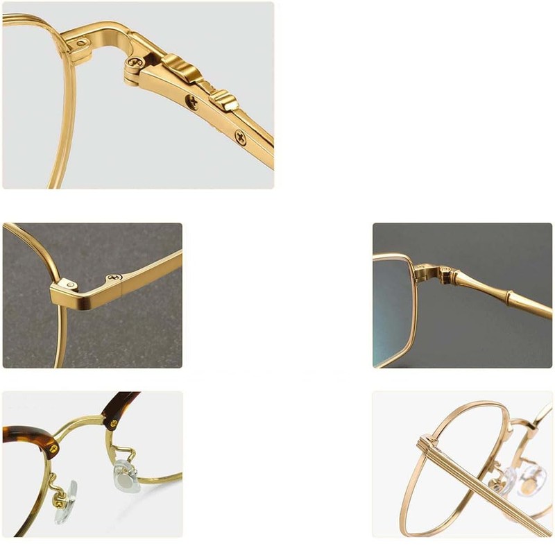 Replacement Gold Screws Hinge Screw 2Pairs for Sunglasses Eyeglass Glasses