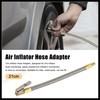 Hihaha 21cm 8" Car Tire Air Inflator Hose Adapter Extension