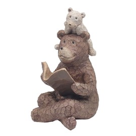The Leonardo Collection Bear Bedtime Story Figurine For Home & Office | Home Decor Ornaments Gift For Women & Men | Beautiful Figurine For Indoor & Outdoor | Living Room Decor Ornaments