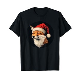 Merry Fox Bringing Christmas Joy Costume T-Shirt, black