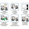 Fox Stickers Sponsor Motorcycle Compatible with Honda Yamaha KTM Cross