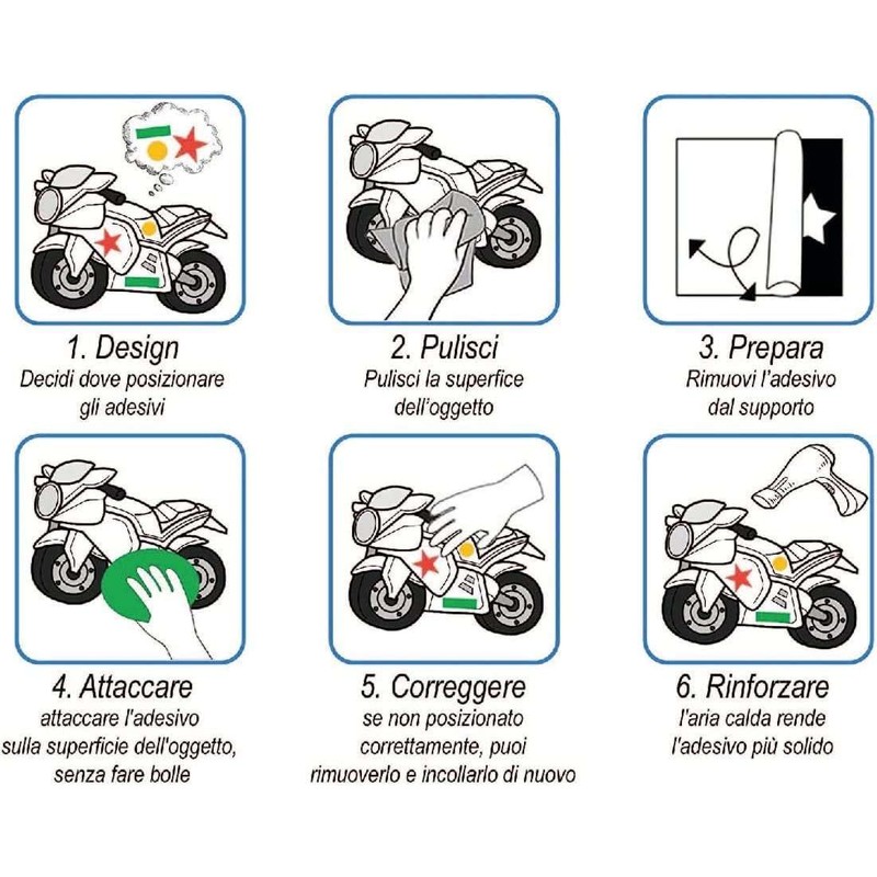 Fox Stickers Sponsor Motorcycle Compatible with Honda Yamaha KTM Cross