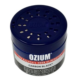 Ozium 4.5 Ounce 4 Pack Odor Eliminating Gel for Homes, Cars, Offices and More, Carbon Black