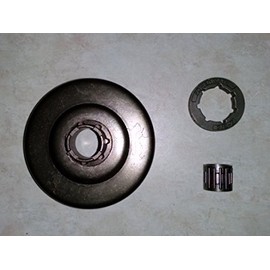 Clutch Drum Sprocket Kit with Bearing for Husqvarna 281 288 394 395 and Jonsered 2095 Replaces 503 62 59-03/503625903