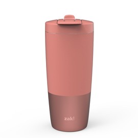 zak! Sutton 2-in-1 Tumbler, Coral Blush - 30 oz - Durable Stainless Steel - Double-Wall Vacuum Insulation & Leak-Proof Lid - BPA Free - Dishwasher Safe