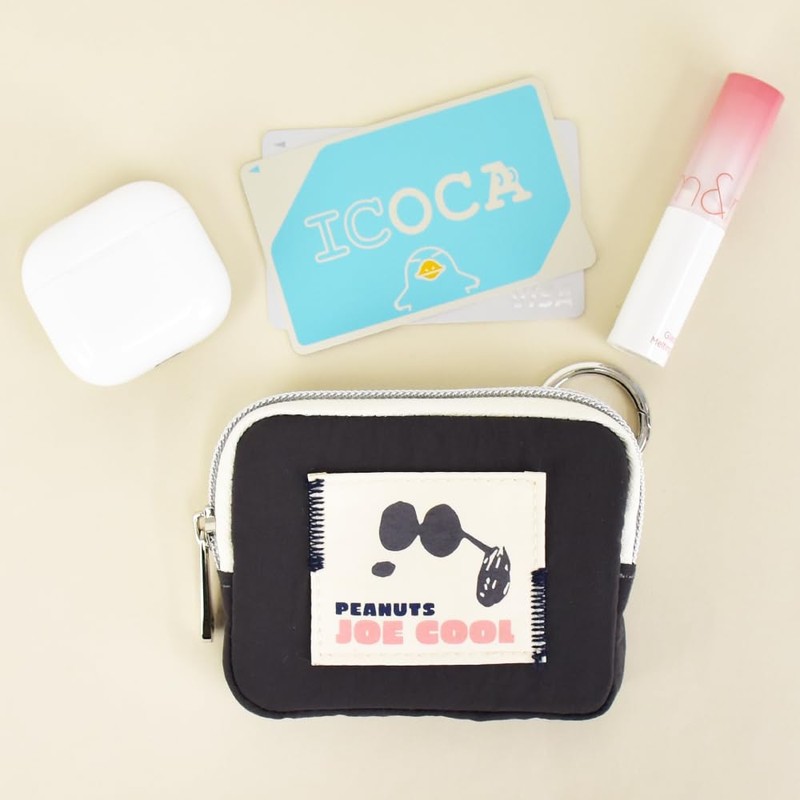 Mini Flat Pouch with Carabiner Patch, Woodstock (SPC-1301)