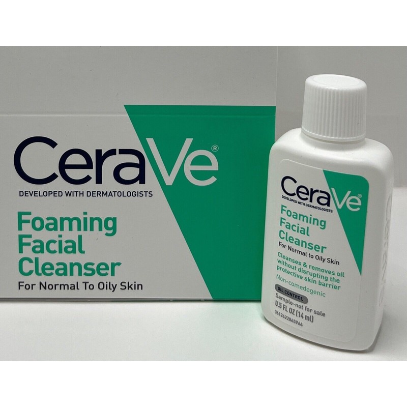 CeraVe Foaming Facial Cleanser Normal-Oily Travel Size (.5 fl oz