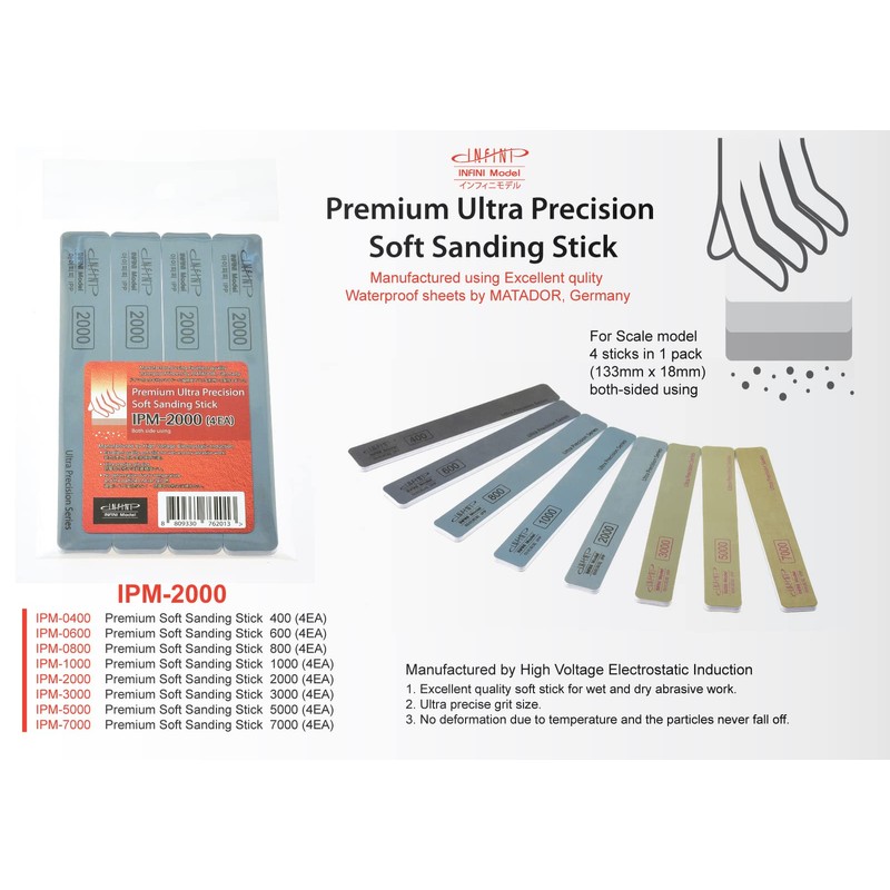 Infini model Sprue Brothers Premium Ultra Precision Soft Sanding Stick