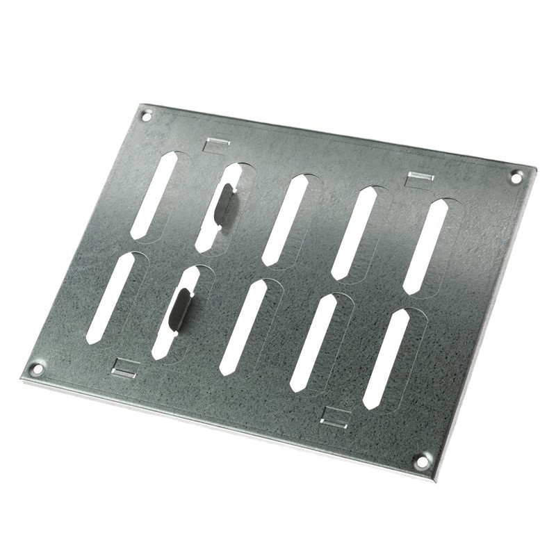 200x150 mm (8x6") Sliding Grille Made of Sheet Steel, galvanised