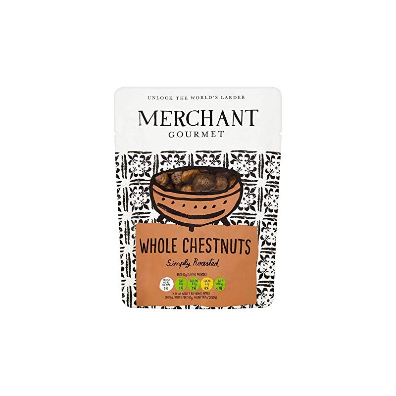 Merchant Gourmet Whole Chestnuts 180g - Pack of 4