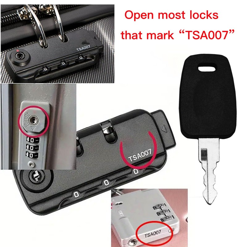 2 Keys for TSA007 Master Luggage Keys, Universal TSA 007