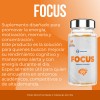 Suplemento Natural Focus 90 Cápsulas Para La Concentración Sin Sabor