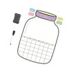 STOBOK Creative Erasable Fridge Reminder Board Magnet Sticker with Pen