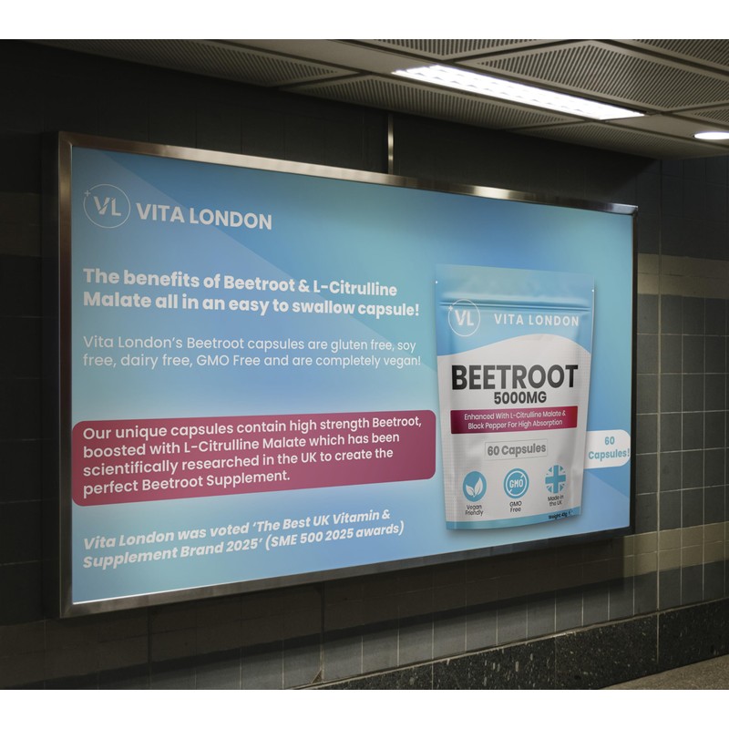 Beetroot Capsules Complex 5000mg High Strength | L-Citrulline Malate &