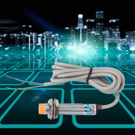 Garosa Capacitive Proximity Sensor, AC Type 2 Wire Switch, Normally Open, 4mm Detection Distance, Silver