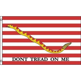 Trade Winds 4x6 1st First Navy Jack Gadsden Don't Tread On Me Flag 4'x6' ft Grommets Premium Fade Resistant