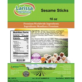 Sesame Sticks (16 oz, ZIN: 525719) - 3 Pack